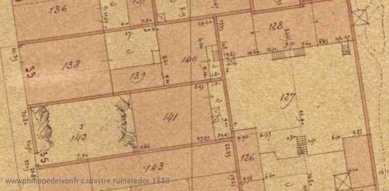 wwwphilippedelyonfr cadastre rue tete dor 1889