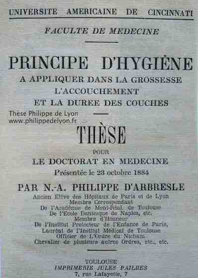 thèse de Philippe de Lyon site philippedelyon.fr