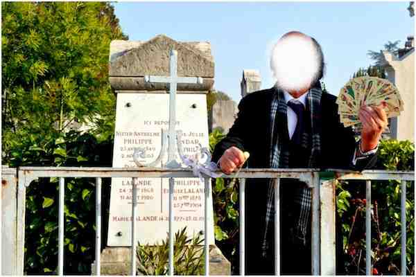 La tombe de Maitre Philippe support de vente site Maitre Philippe de Lyon