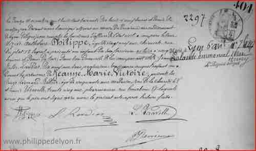 acte de naissance Jeanne Marie Victoire Philippe sur le site www.philippedelyon.fr https://www.philippedelyon.fr/wp-content/uploads/url-acte-naissance-Jeanne-Marie-Victoire-Philippe.jpg